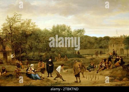 Jan Havickszoon Steen (ca. 1626 ? Am 3. Februar 1679 begraben) war ein niederländischer Maler des Goldenen Zeitalters, einer der führenden Genremaler des 17. Jahrhunderts. Stockfoto