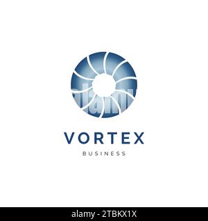 Vortex Icon Logo Design-Vorlage Stock Vektor