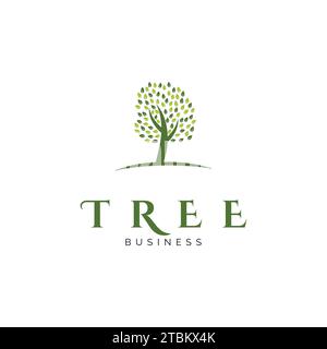 Design-Inspiration des Baumsymbols Stock Vektor