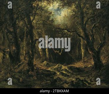 Forest Interior, 1861. Stockfoto