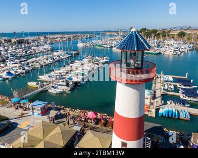 Drohnenfotos von Oceanside California Stockfoto