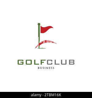 Initial Letter L Golf Club Icon Logo Design Vorlage Stock Vektor