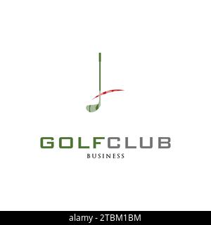 Initial Letter L Golf Club Icon Logo Design Vorlage Stock Vektor