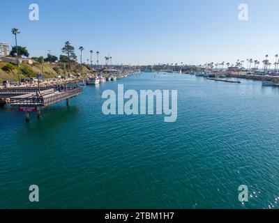 Drohnenfotos von Oceanside California Stockfoto