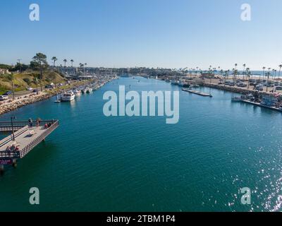 Drohnenfotos von Oceanside California Stockfoto