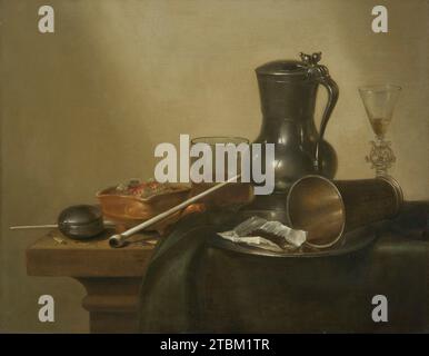 Tabak Still Life, 1637. Stockfoto