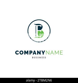 Anfangsbuchstabe BE Circle icon Design Template Stock Vektor