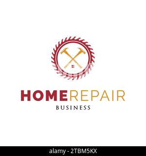 Design-Vorlage für Logo für Home Service oder Repair icon Stock Vektor