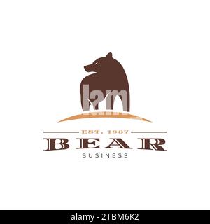 Designvorlage Für Das Bear Icon-Logo Stock Vektor
