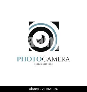 Foto-Kamera-Symbol Vektor-Logo-Vorlage Illustrationsdesign Stock Vektor