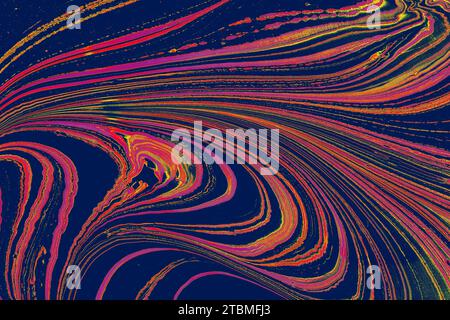 Intensive bunte Mischung aus lebendigen Farben. Abstrakte moderne Hintergrundvorlagen Stockfoto