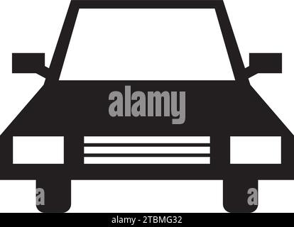 Ist ein Symbol, das die Automobilindustrie ein Auto symbolisiert Stock Vektor