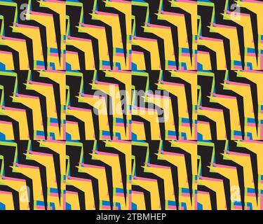 Ist die Kunst des verschmelzen von Objekten, so dass es zu einer Form von Muster Hintergrund Stock Vektor