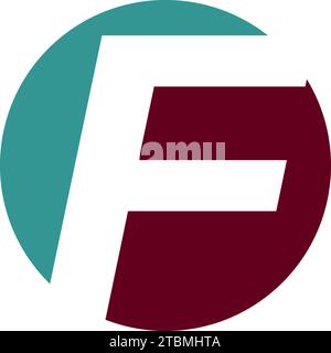 Ist ein Symbol in Form einer Kombination aus Buchstaben Stock Vektor