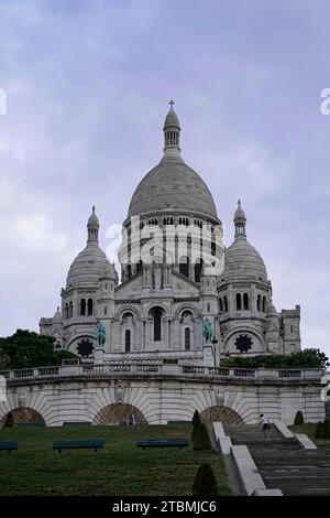 Basilica Sacre-Coeur de Motmartre, Paris, Frankreich Stockfoto