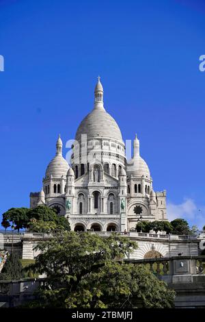 Basilica Sacre-Coeur de Motmartre, Paris, Frankreich Stockfoto