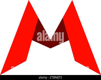 Ist ein Symbol in Form einer Kombination aus Buchstaben Stock Vektor