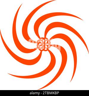 Ist ein Symbol in Form von abstrakten, abstrakte Swirl oder Swirl Stock Vektor