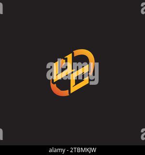 CU-Kombibuchstabe einzigartige Initialen Logo-Esport für Gaming-Team, youtube, Twitch Stock Vektor