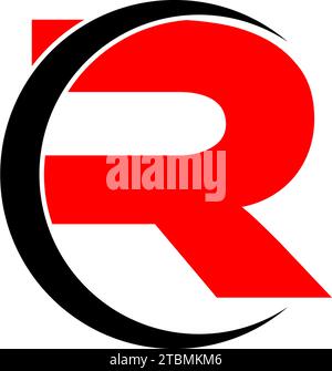 Ist ein Symbol in Form einer Kombination aus Buchstaben Stock Vektor