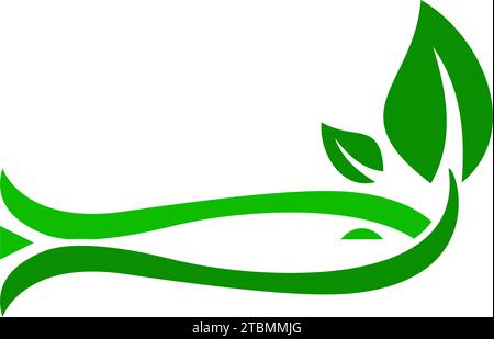 Ist ein Symbol, das das Tier in Form eines Fisches symbolisiert Stock Vektor