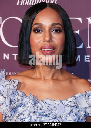 BEVERLY HILLS, LOS ANGELES, KALIFORNIEN, USA - 7. DEZEMBER: Die US-amerikanische Schauspielerin Kerry Washington kommt zur Hollywood Reporter's Women in Entertainment Gala 2023, die von Lifetime im Beverly Hills Hotel am 7. Dezember 2023 in Beverly Hills, Los Angeles, Kalifornien, USA veranstaltet wird. (Foto: Xavier Collin/Image Press Agency) Stockfoto