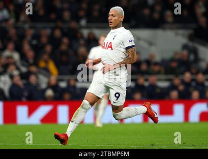 Tottenham Hotspur Stadium, London, Großbritannien. Dezember 2023. Premier League Football, Tottenham Hotspur gegen West Ham United; Richarlison of Tottenham Hotspur Credit: Action Plus Sports/Alamy Live News Stockfoto