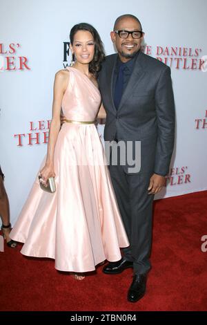 Los Angeles, Ca. August 2023. Keisha Whitaker und Forest Whitaker bei der Premiere von Lee Daniels The Butler im Regal Cinemas L.A. Live am 12. August 2013 in Los Angeles, Kalifornien. Quelle: Mpi26/Media Punch Inc./Alamy Live News Stockfoto