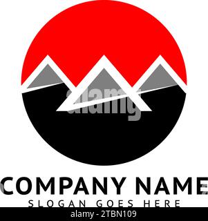 Design-Vorlage für AAA-Logo-Symbol mit Anfangsbuchstaben Stock Vektor