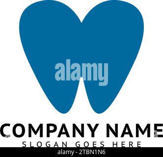 Design-Vektor Für Dentale Logovorlagen Stock Vektor