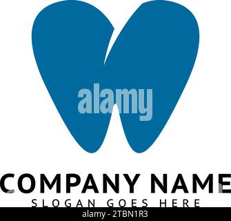 Design-Vektor Für Dentale Logovorlagen Stock Vektor