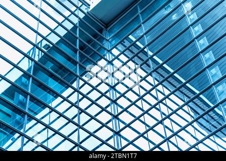 Architektur Details modernes Gebäude Glasfassade geschäftlichen Hintergrund Stockfoto