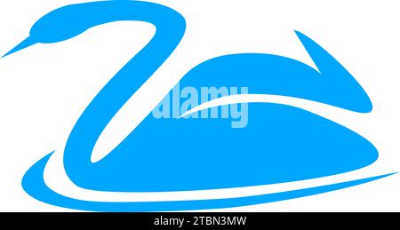 Designvorlage Für Swan-Logo Stock Vektor