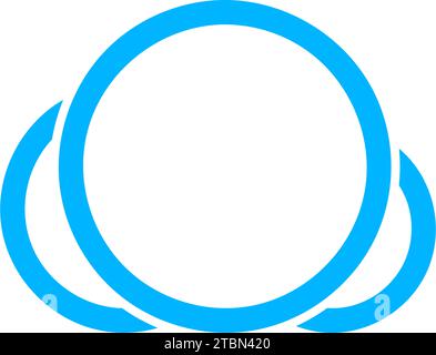 Vektorsymbol für die Designvorlage des Cloud-Logos Stock Vektor