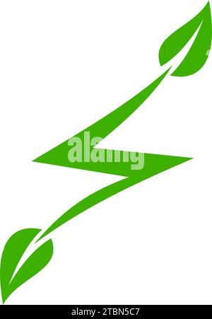 Design-Element Des Symbols „Eco Electric“ Stock Vektor