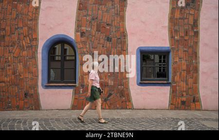 Grüne Zitadelle, Breiter Weg, Magdeburg, Sachsen-Anhalt, Deutschland Stockfoto