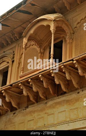 Teilweiser Blick auf JAL Mahal, Deeg Palace Complex, Rajasthan, Indien Stockfoto