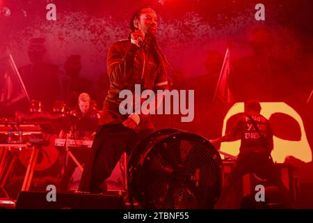 Prag, Tschechische Republik. Dezember 2023. Konzert der britischen elektronischen Musikgruppe Prodigy in Prag, Tschechische Republik, 7. Dezember 2023. Quelle: Michal Kamaryt/CTK Photo/Alamy Live News Stockfoto