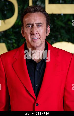 Dschidda, Saudi-Arabien. Dezember 2023. Nicolas Cage spaziert durch den roten Teppich, um am 7. Dezember 2023 an der Abschlusszeremonie oder dem 3. Filmfestival des Roten Meeres in Dschidda, Saudi-Arabien, teilzunehmen. Foto: Balkis Press/ABACAPRESS.COM Credit: Abaca Press/Alamy Live News Stockfoto