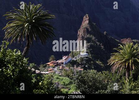 Der berühmte Masca Canyon auf Teneriffa, Kanarische Inseln, Spanien Stockfoto