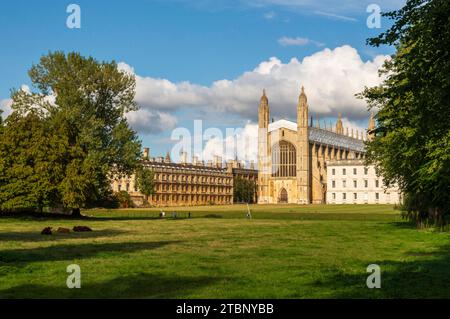 Kings College Chapel in Cambridge, Cambridgeshire, England. Herbst (September) 2023. Stockfoto