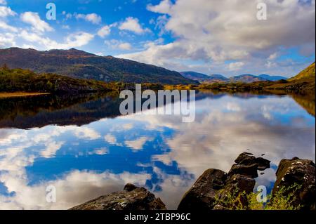Die Long Range, Oberen Seen. Killarney-Nationalpark, County Kerry, Irland Stockfoto