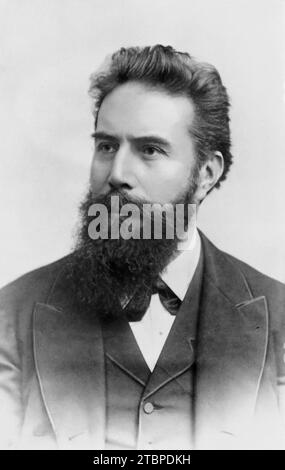 Wilhelm Conrad Röntgen/Rontgen. Ca. 1890-1900. Stockfoto