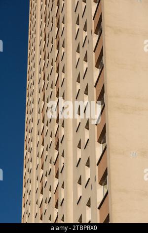 Apartment-Block im älteren Stil in Glasgow, Schottland. Stockfoto