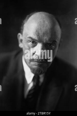 Wladimir Lenin. Juli 1920. Von Pawel Schukov. Stockfoto