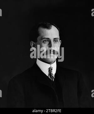 Orville Wright, 34 Jahre. Jahr 1905. Foto von Orville & Wilbur Wright. Stockfoto