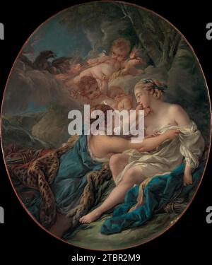 Jupiter, in der Hülle von Diana, und Callisto 1982 von Francois Boucher Stockfoto