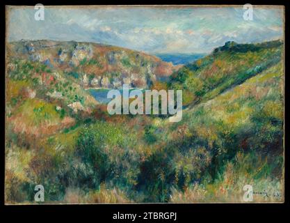 Hügel rund um die Bucht von Moulin Huet, Guernsey 1956 von Auguste Renoir Stockfoto