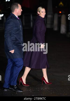 London, Großbritannien. Dezember 2023. Zara Tindall nimmt am Together at Christmas Carol Service in Westminster Abbey, London Teil. Quelle: Doug Peters/EMPICS/Alamy Live News Stockfoto