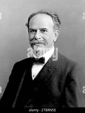 Franz Boas. Porträt des deutsch-amerikanischen Anthropologen Franz URI Boas (1858-1942), um 1915 Stockfoto
